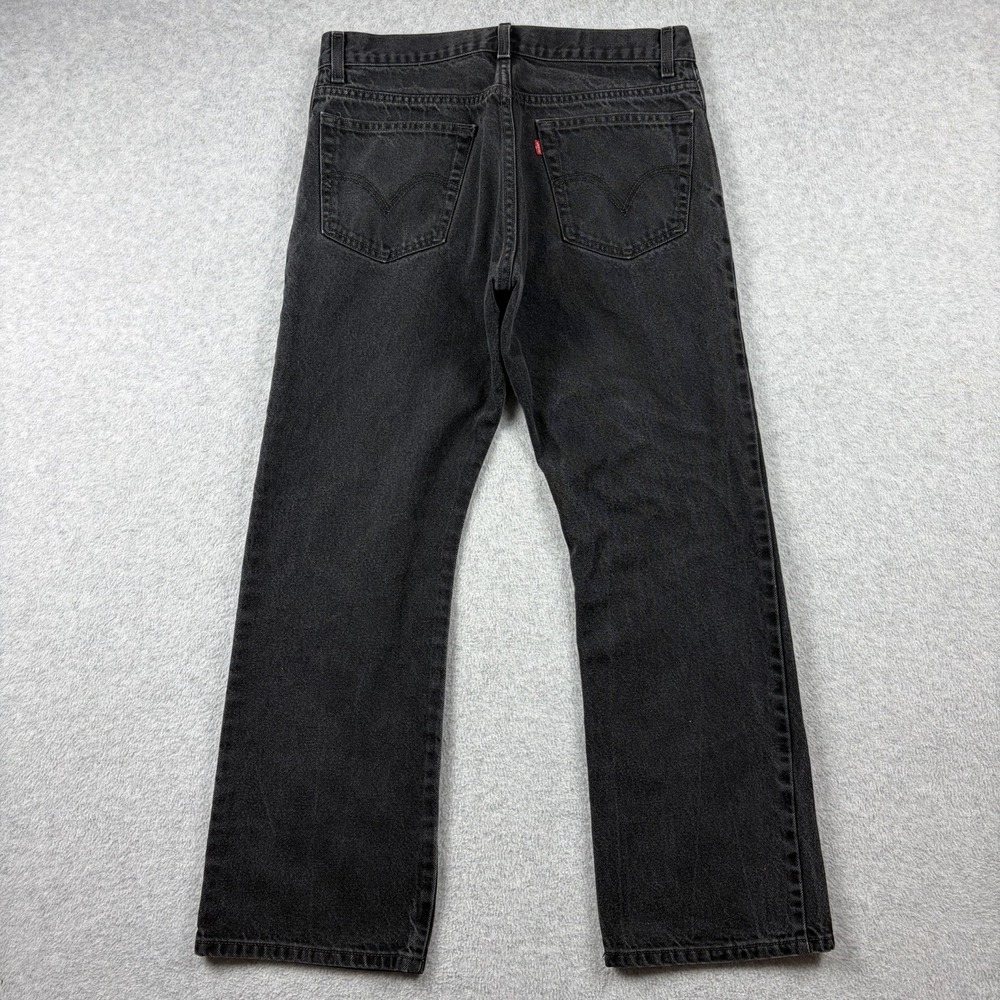 Levi's Jeans Mens 34x30 (Fits 33x29) Black 517 Bootcut Y2K Western Cowboy Rodeo